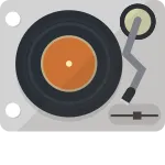 Turntable SVG Icon